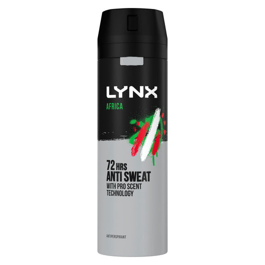 Lynx Antiperspirant Deodorant for Men Africa 200ml