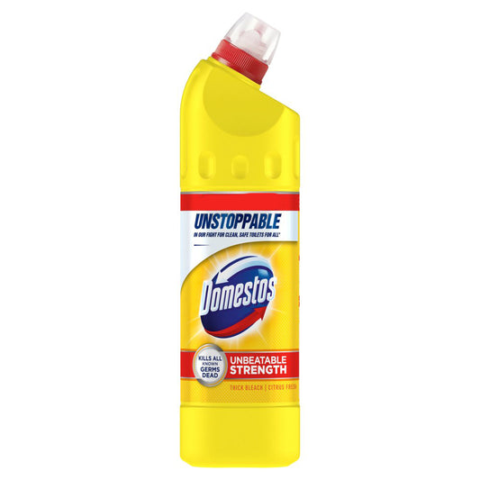 Domestos Citrus Fresh Thick Bleach 750ml