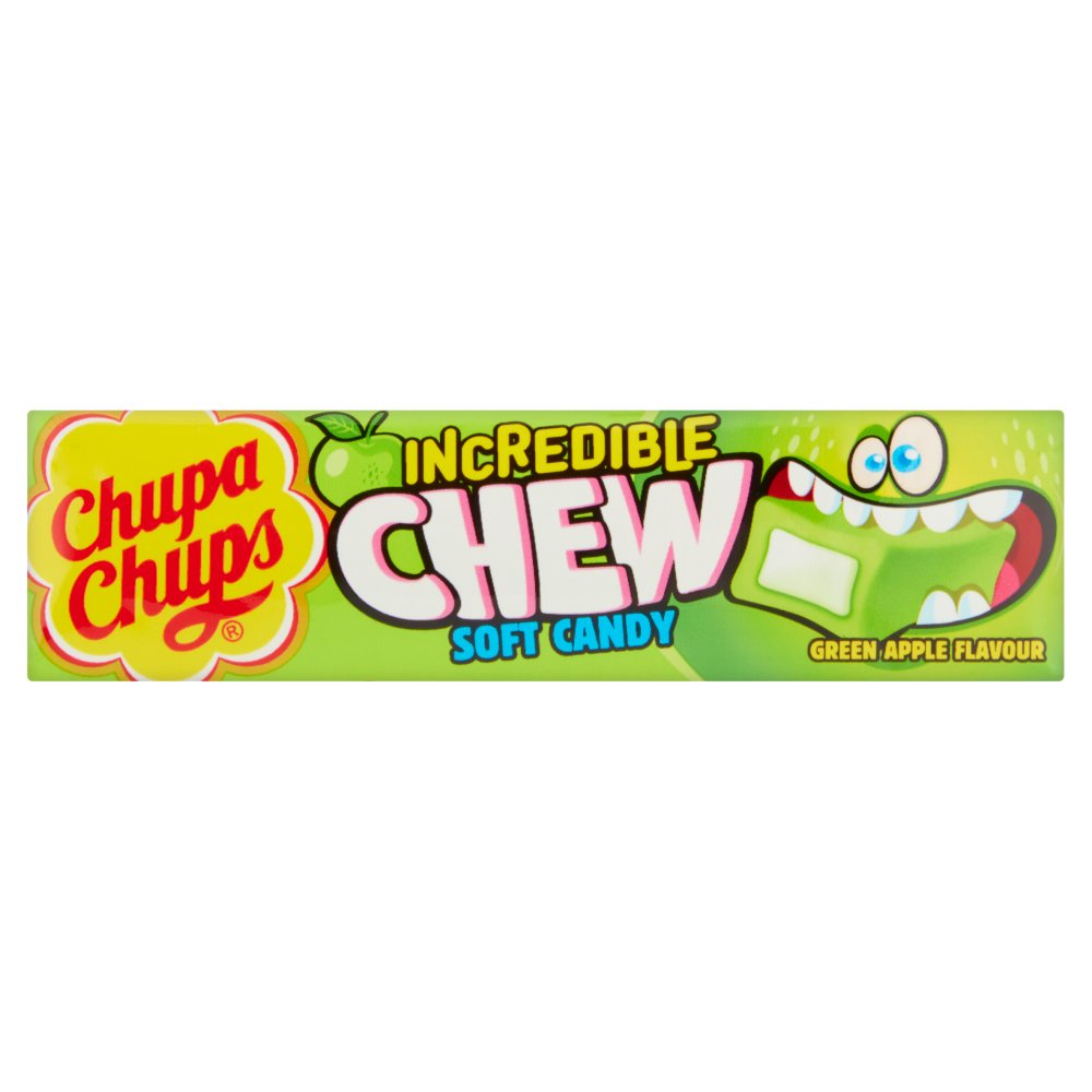 Chupa Chups Incredible Chew Green Apple Flavour 45g