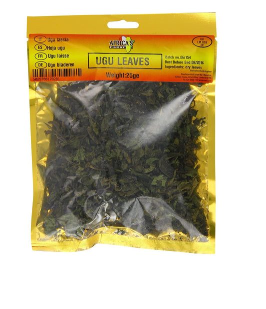 Africa's Finest Ugu Leaves 25g Box of 10