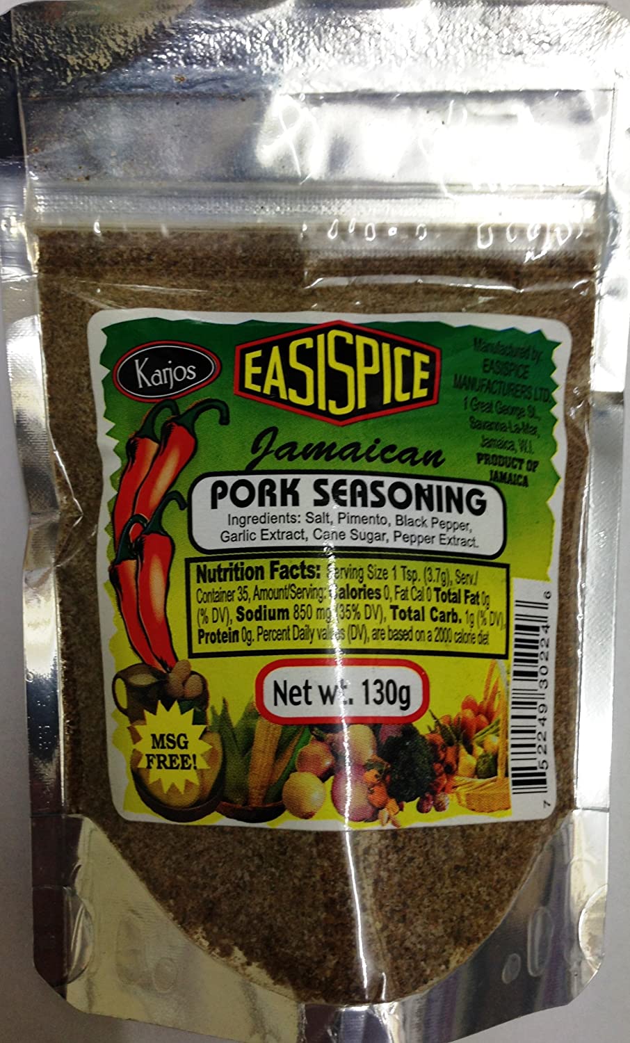 Easi Spice Jamaica Pork Seasoning 130g