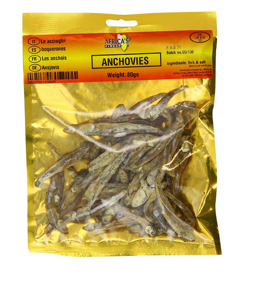 Africa's Finest Dried Anchovies 80g Box of 10