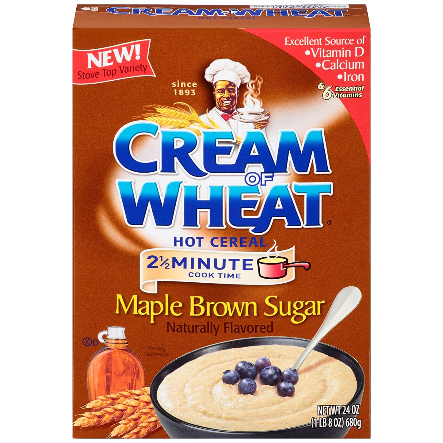 Cream of Wheat Maple Brown Sugar 680g Box of 12