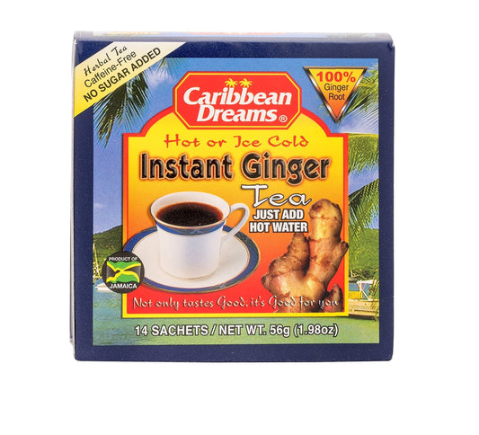 Caribbean Dreams Instant Ginger Tea 20's Box of 6