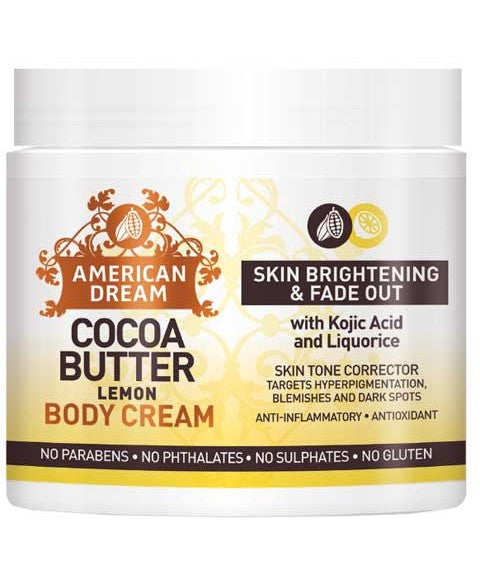 American Dream Cocoa Butter Lemon Body Cream