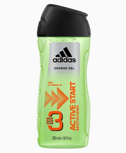 Adidas 3 Active Start Revitalising Shower Gel