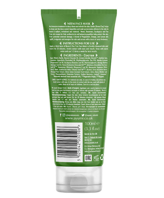 Ayumi Naturals Neem And Tea Tree Face Mask