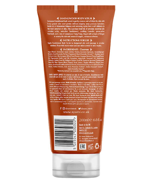 Ayumi Naturals Sandalwood And Ylang Ylang Body Scrub