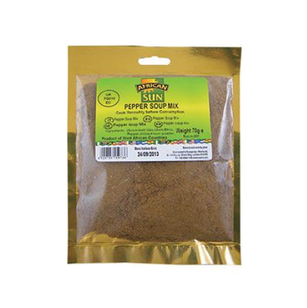 African Sun Ground Ogbono 70g Box of 10