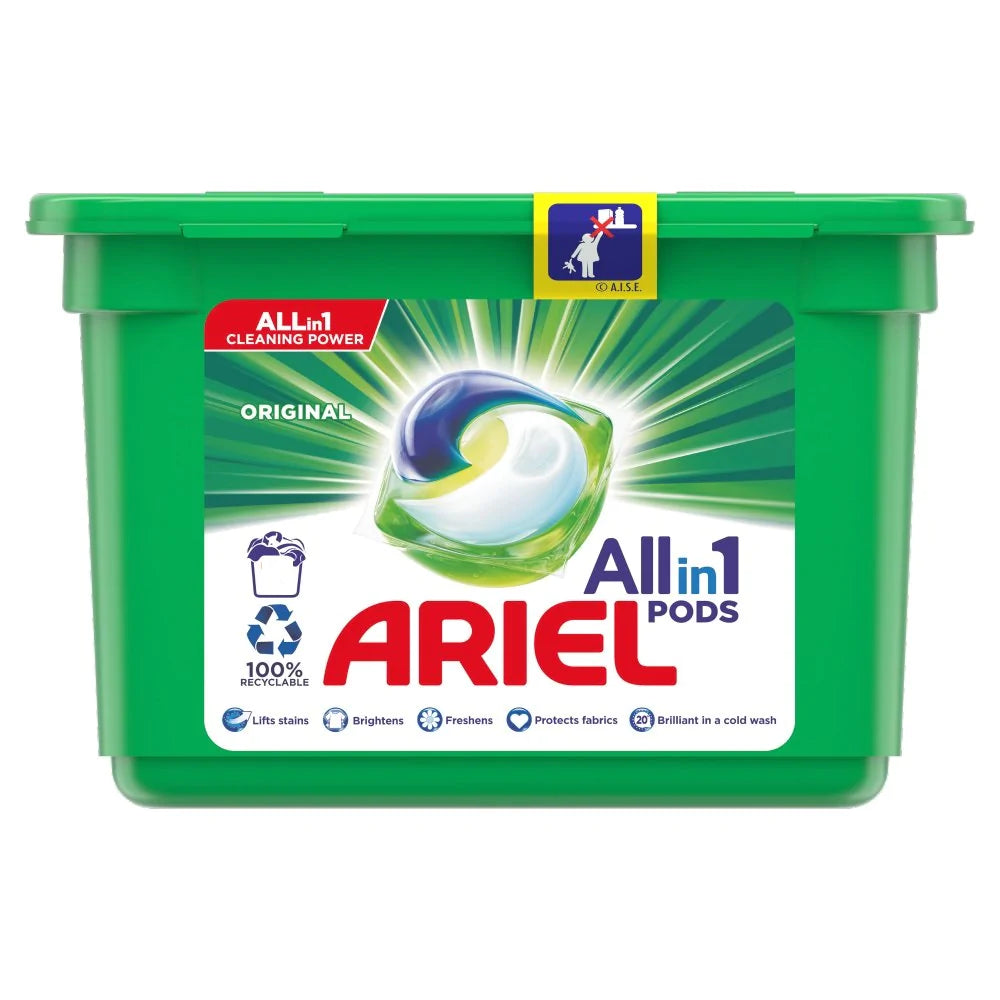 Ariel All-in-1 Pods Washing Liquid Capsules Original 12 Washes