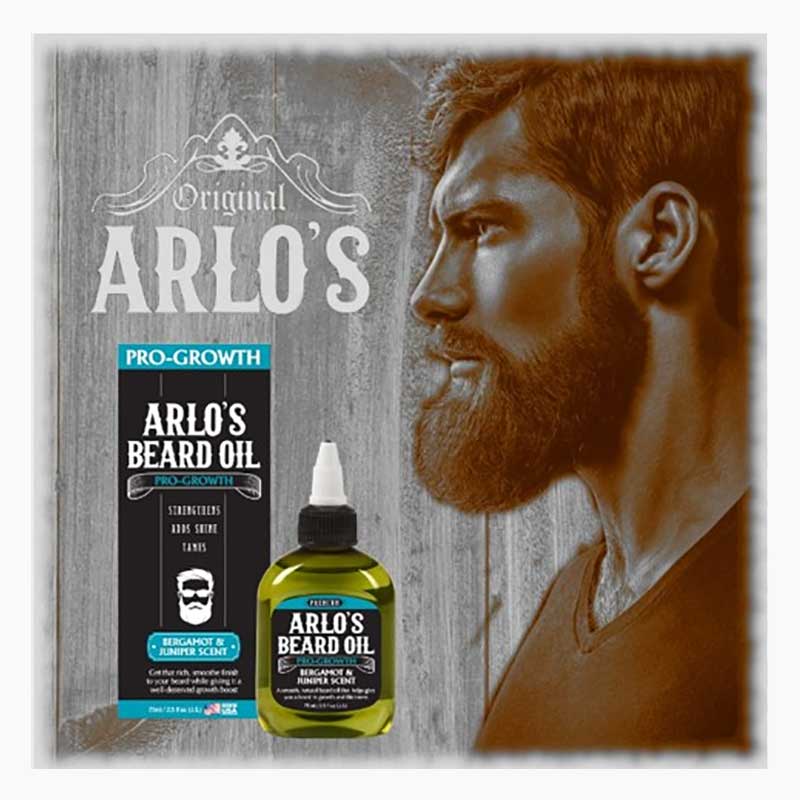 Arlos Pro Growth Beard Oil With Bergamot And Juniper Scent