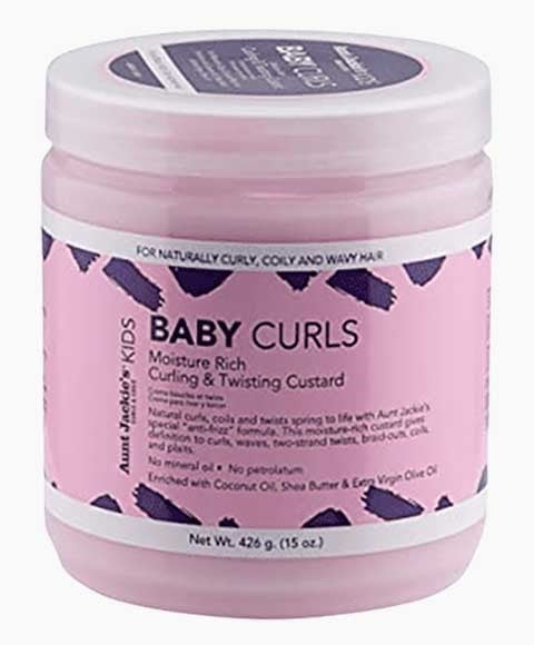 Aunt Jackies Baby Curls Moisture Rich Curling And Twisting Custard