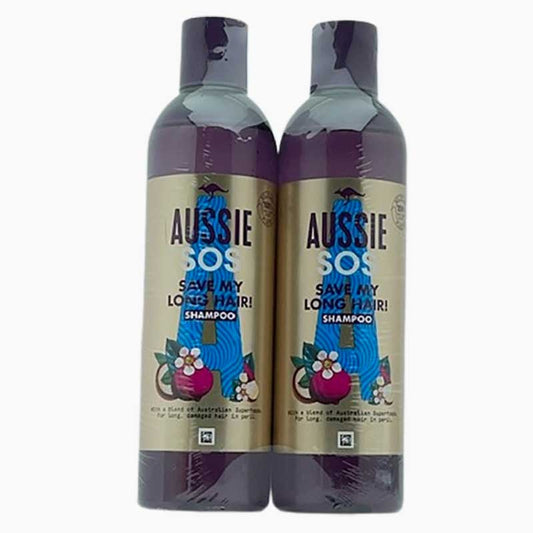 Aussie SOS Save My Long Hair Shampoo Twin Pack