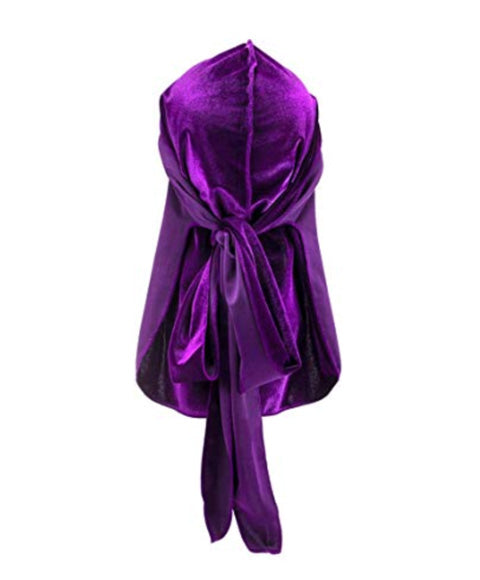 BTB Luxurious Velvet Durag 8005PURPLE