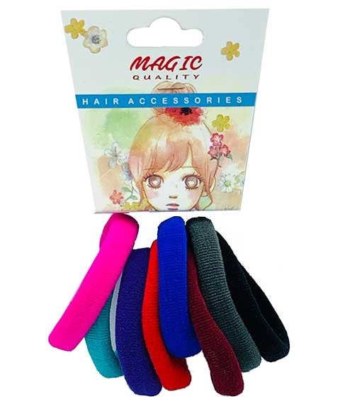 Magic Quality Hair Elastic Bands Assorted TP15B