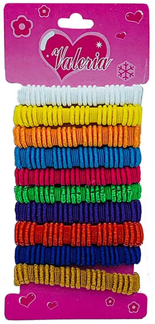 Valeria Hair Elastic Bands Assorted 15008AST