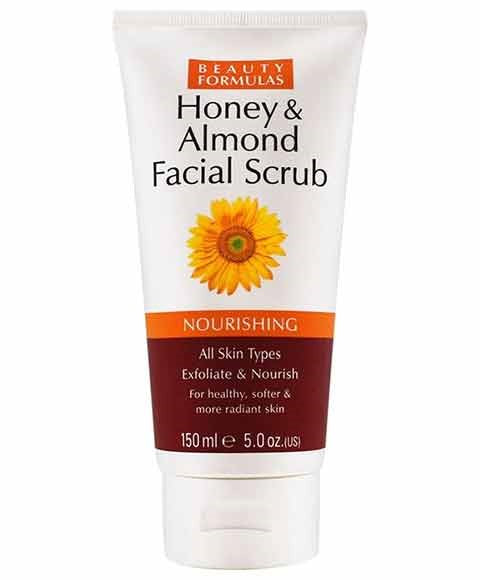 Beauty Formulas Honey And Almond Nourishing Facial Scrub