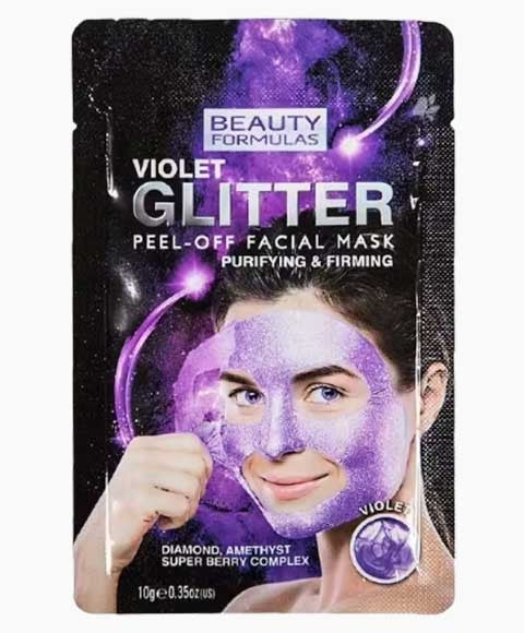 Beauty Formulas Violet Glitter Peel Off Facial Mask