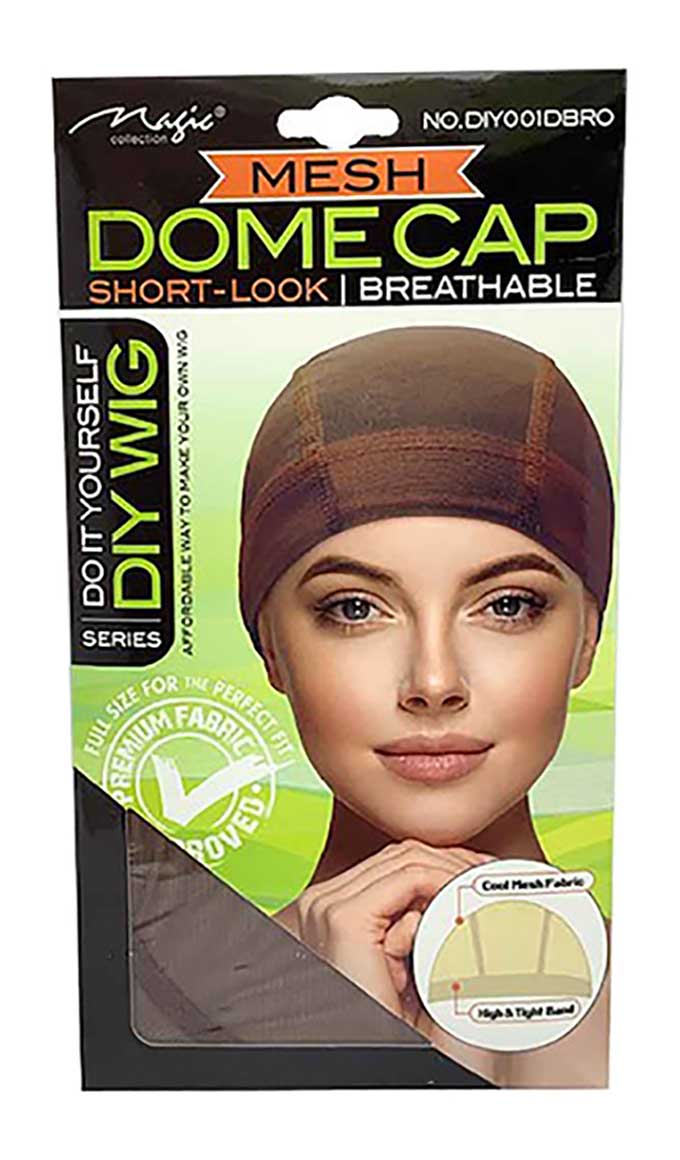 Magic Collection Breathable Mesh Dome Cap DIY001DBRO