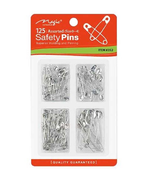 Magic Collection Safety Pins No Color