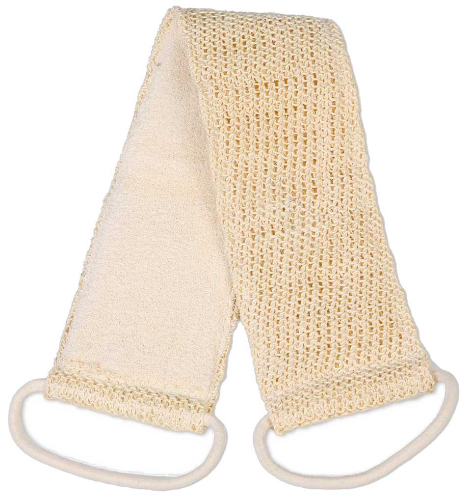 Sisal Coarse And Natural Bath Back Strap