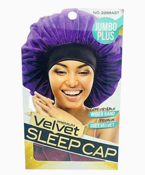 Magic Collection Velvet Sleep Cap 2289AST