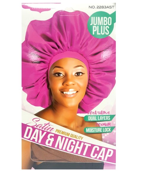 Magic Collection Satin Jumbo Plus Day And Night Cap 2283AST