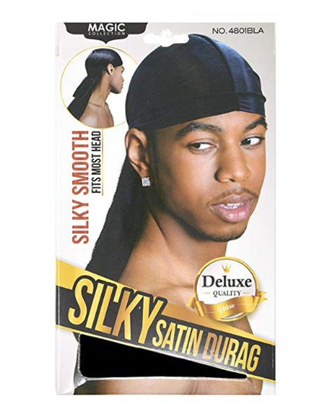 Magic Collection Silky Satin Durag 4801BLA