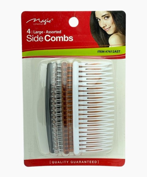 Magic Collection Side Combs 7612 Assorted