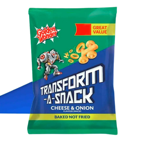 Golden Wonder Transform-A-Snack Cheese & Onion Flavour Snacks 56g