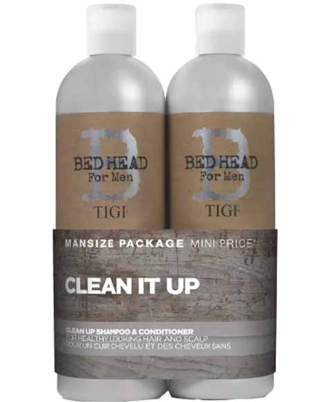 Bed Head For Men Clean Up Tween Duo Daily Shampoo And Conditioner