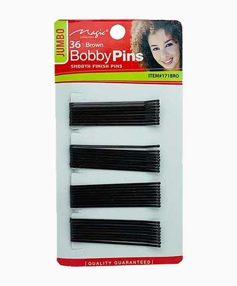 Magic Collection Jumbo Bobby Pins 171BRO