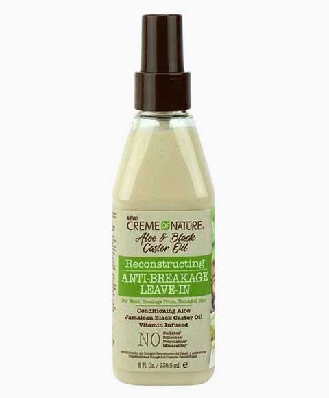 Aloe And Black Castor Oil Reconstructing Anti Breakage Leave In