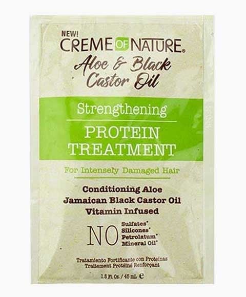 Aloe And Black Castor Oil Strengthening Protein Treatment