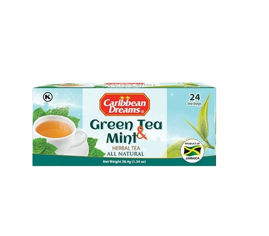 Caribbean Dreams Green Tea and Mint 20’s