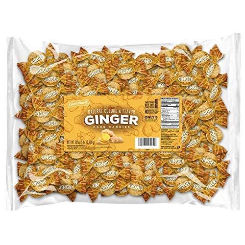Colombina Ginger Hard Candy 2.27kg Box of 8