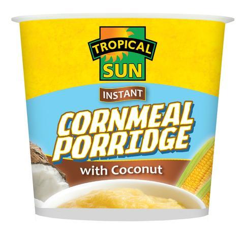 Tropical Sun Instant Cornmeal Porridge Coconut 70g Box of 12