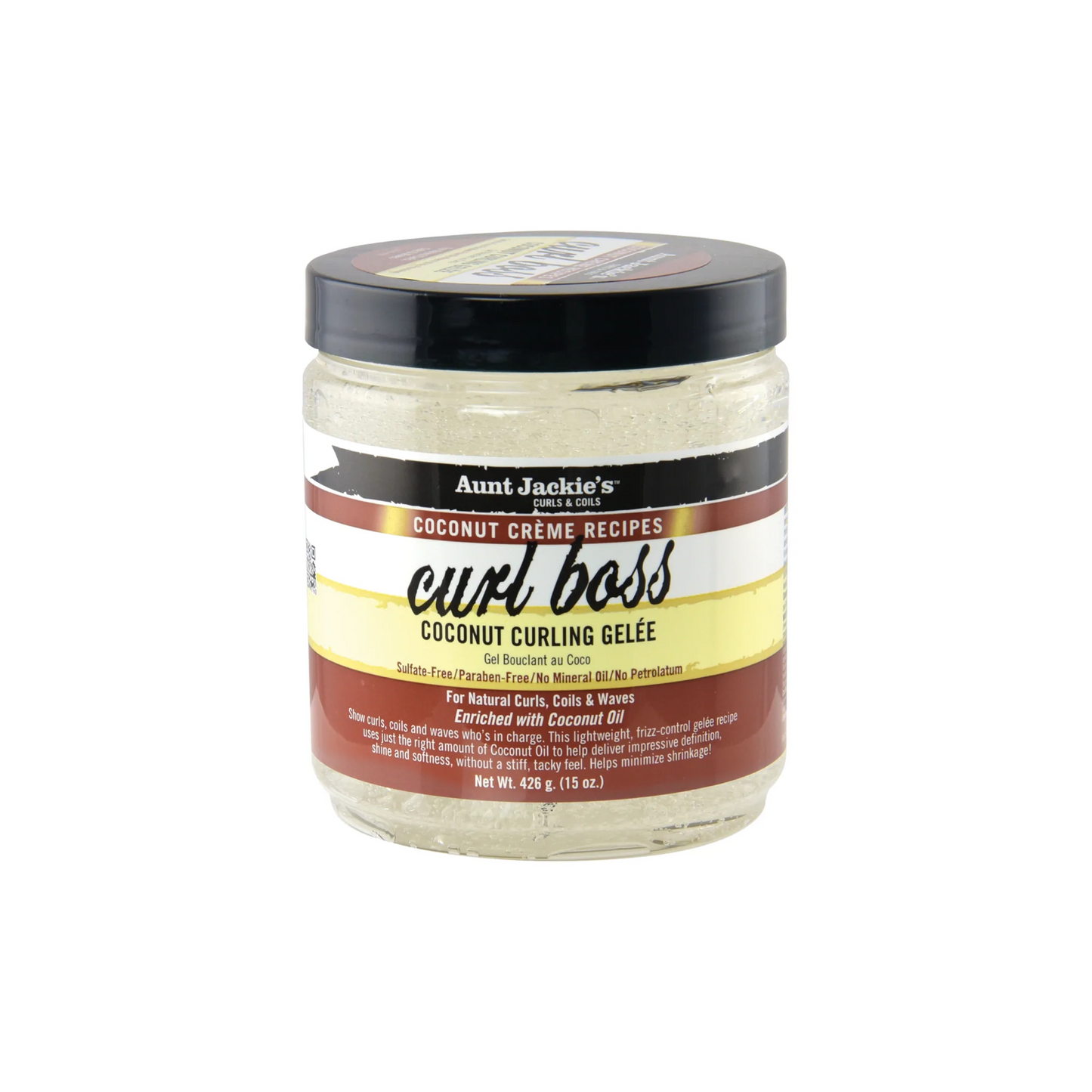 Aunt Jackie’s Curl Boss Coconut Curling Gelee 15oz