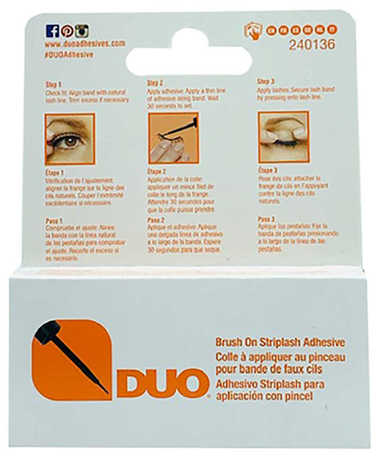 Ardell Duo Brush On Striplash Adhesive Dark Tone