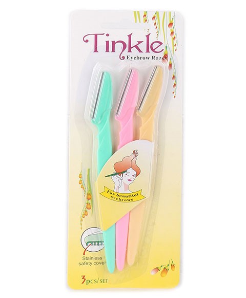 Tinkle Eyebrow Razor 3Pc Set