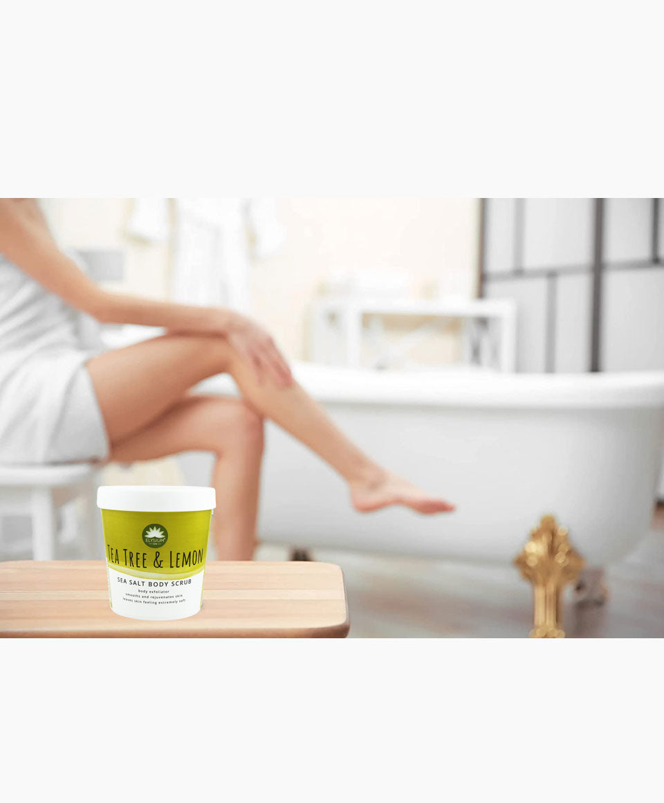 Tea Tree And Lemon Sea Salt Body Scrub