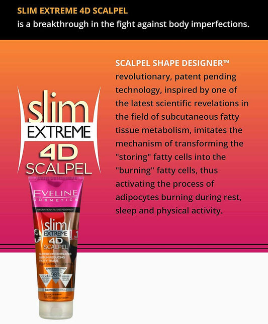 Slim Extreme 4D Scalpel Super Concentrated Serum Reducing Fatty Tissue