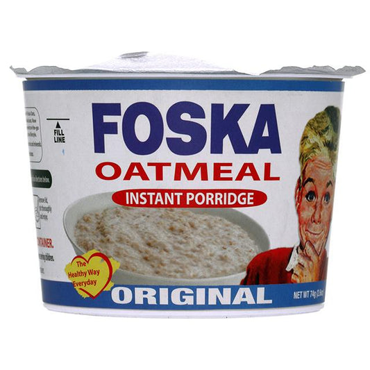 Foska Oatmeal Instant Porridge 74g Box of 12