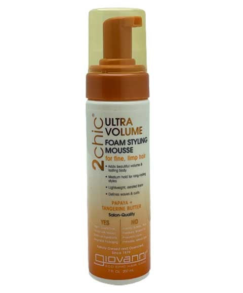 2 Chic Ultra Volume Foam Styling Mousse