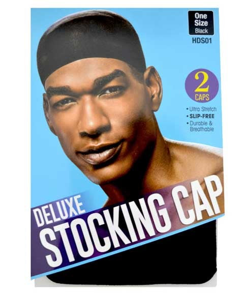 Deluxe Stocking Cap Black HDS01