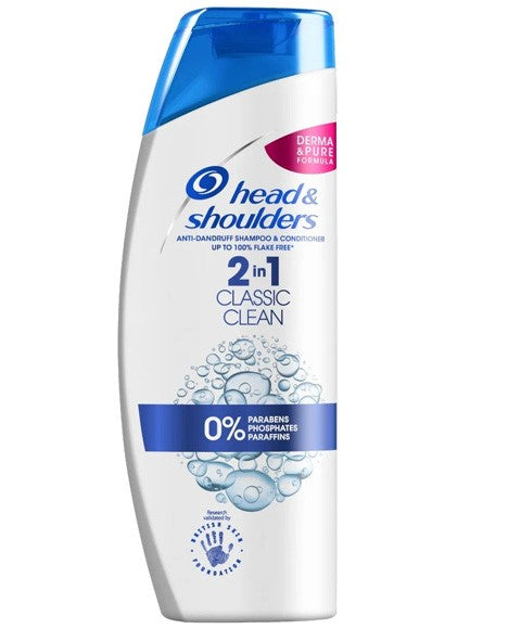 2 In 1 Classic Clean Anti Dandruff Shampoo And Conditioner