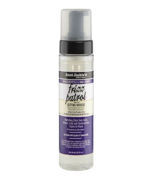 Aunt Jackies Frizz Patrol Anti Poof Setting Mousse