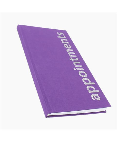 Agenda Hairdressing Appointment Book Purple