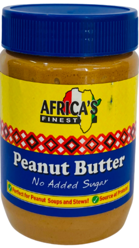 Africa's Finest Peanut Butter No Added Sugar 500g Box of 12