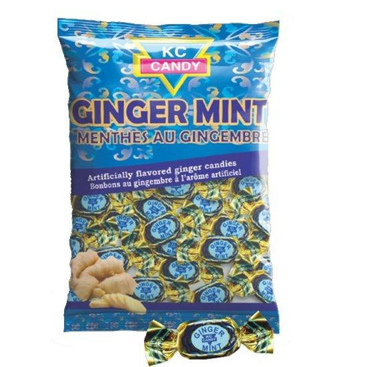 KC Candy Ginger Mints 90g Box of 12